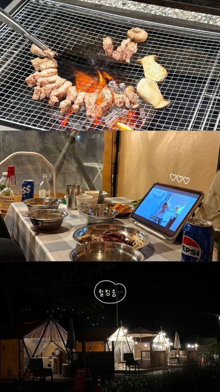 보은 일상화글램핑 | 대전 청주 근교 충북 글램핑장 추천