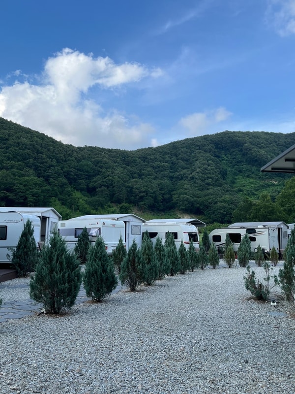 완주 글램핑장 완주달빛카라반 9개월 아기랑 힐링!