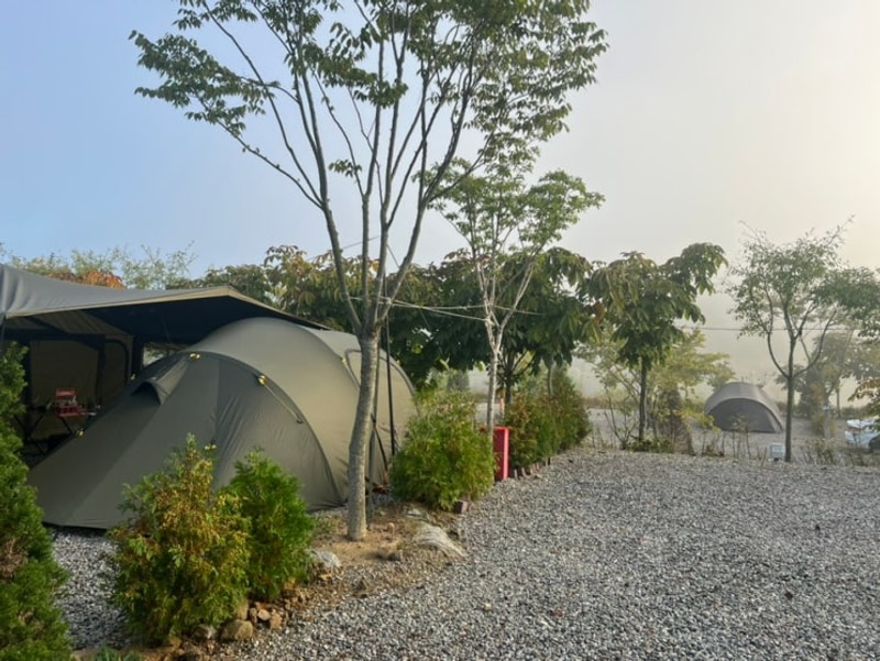 충주 캠핑장 소리의섬 방문후기(비내섬 인근, 명당 사이트 자리...