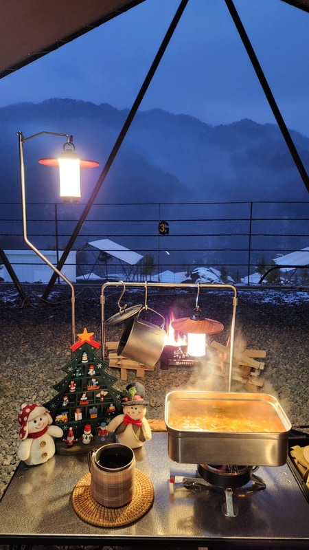 연천 아미힐캠핑장에서