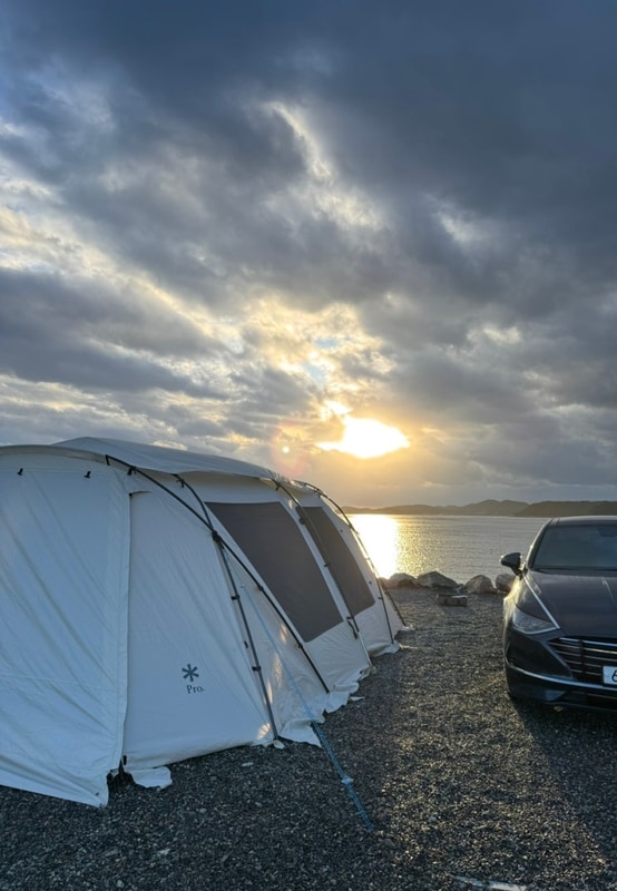 태안머드오토캠핑장 오션뷰 겨울 캠핑 2박3일