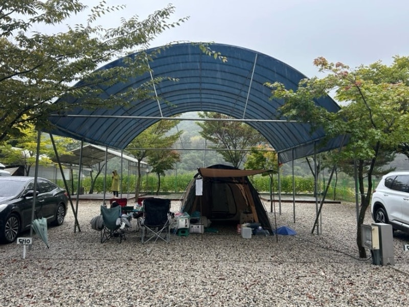 철원캠핑장 애견동반 포천 캠핑장 우중캠핑 밤개울캠핑장