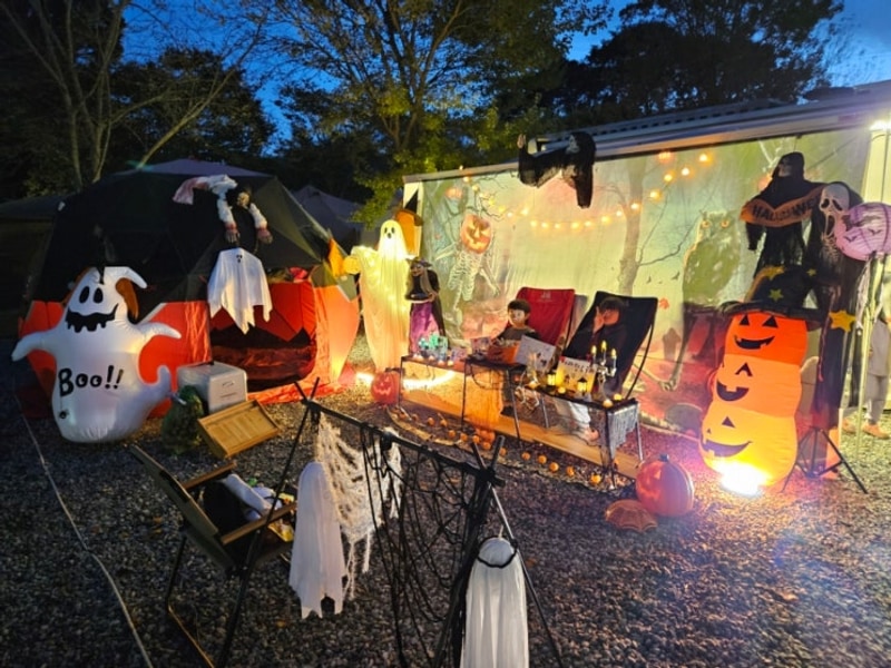 할로윈캠핑 즐기기 _ 괴산 도레미캠핑장