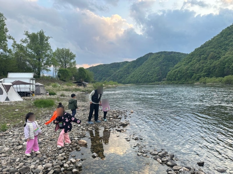 스무번째 캠핑. 홍천 캠프하다