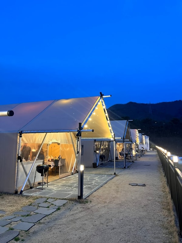 [경북 칠곡 캠핑장] 대구 근교 애견동반 가능한 "왜관 하이스트...