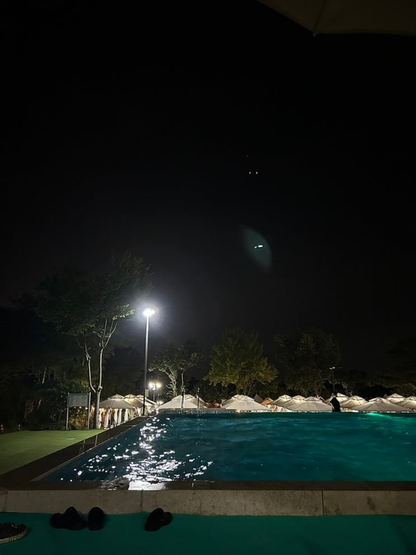 [충남 아산 ‘밤소리 글램핑’] 야간 수영장 9,000원 / 내돈내산