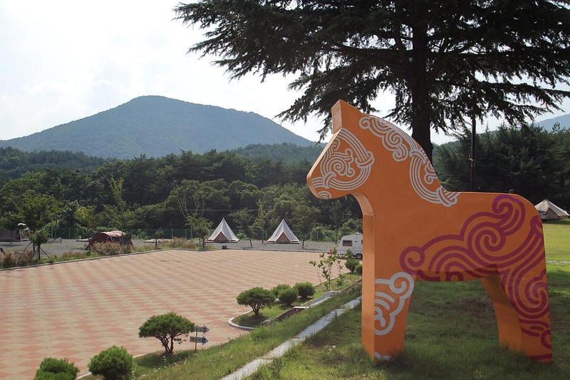 영천시 공예촌 캠핑체험장 시설 사진 1