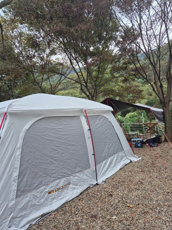 다시 찾은 경주 산내 '청석들 캠핑장'