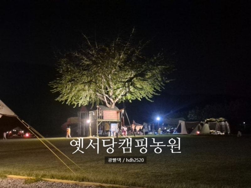 장성옛서당캠핑농원 가을캠핑하기 좋은날 쿠디와함께 내돈내산