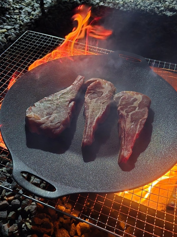 파주 자유로 캠핑장 - ️, 2025년 첫 캠핑, 양갈비...