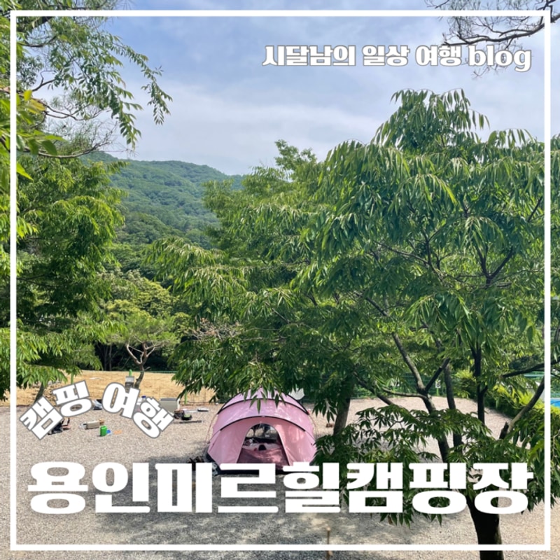 용인 미르힐 캠핑장 명당자리 시설 아이랑 캠핑 솔직 후기