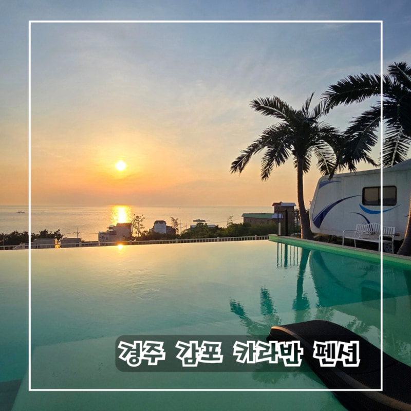 경주 감포 캠핑장 추천 전 객실 동해 일출 오션뷰 뷰델카라반펜션