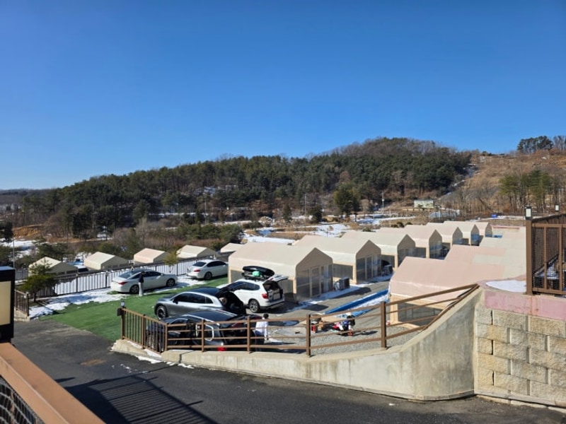 [카라반 캠핑 log#53] 경기도 포천 트멍캠핑장 겨울 캠핑...