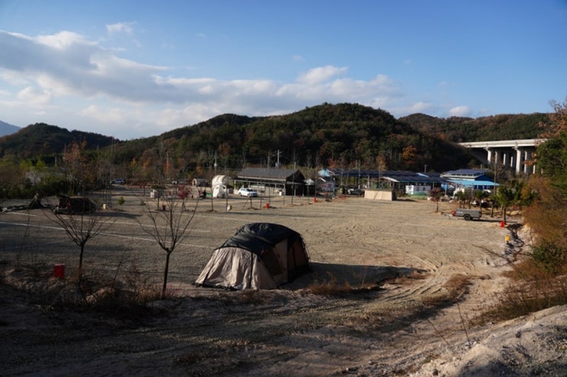 사설 캠핑장도 이용해 보네. 포항 서숲오토캠핑장