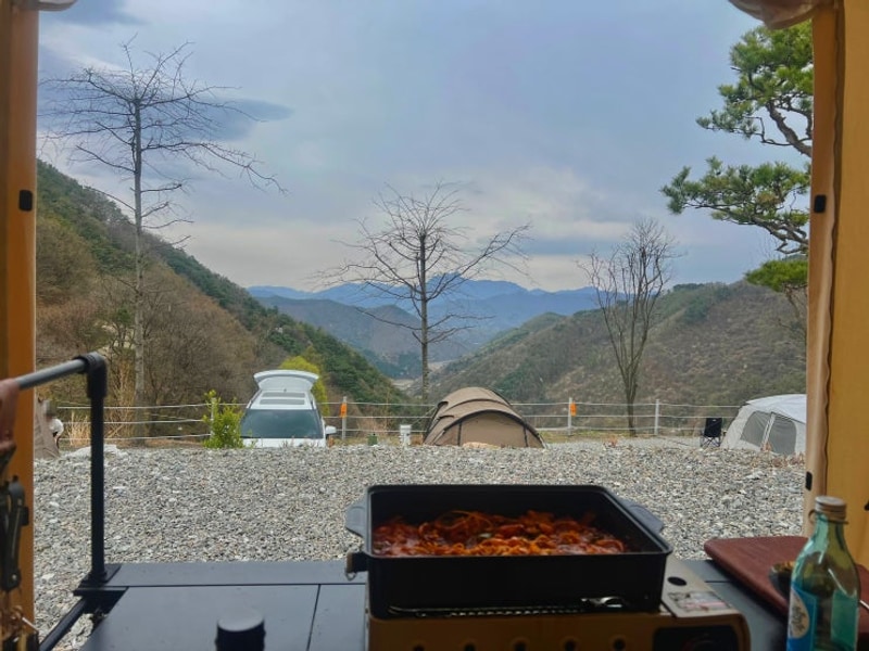충북충주 마운틴뷰 캠핑장 추천 재오개 캠핑장, 사이트 및 시설...