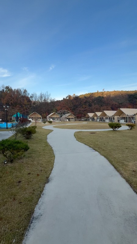 왜관 힐포레 글램핑장 바베큐 겨울캠핑 추천 칠곡글램핑장