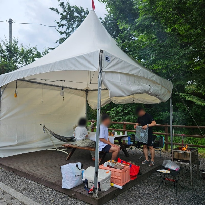 구리토평가족캠핑장 이지바베큐 후기 예약 팁