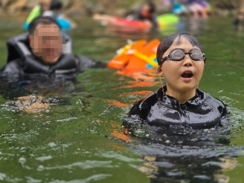 충북 괴산 쌍곡계곡 물소리풍경 캠핑장 평상 대여