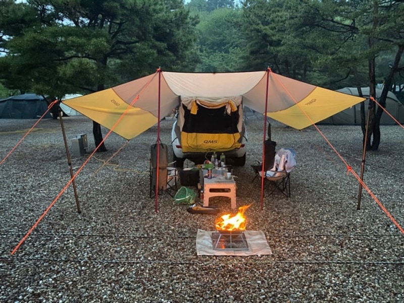 내돈내산 캠핑 [캠프예그리나] 파주 계곡 캠핑장