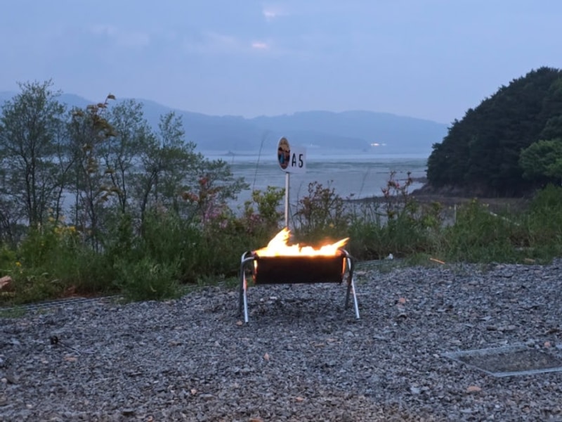 충남 서산 노을빛바다캠핑장 A05사이트 / 캠핑은 바람과...