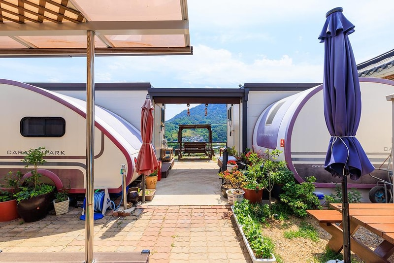 합천호 문워크 카라반 캠핑 시설 사진 8