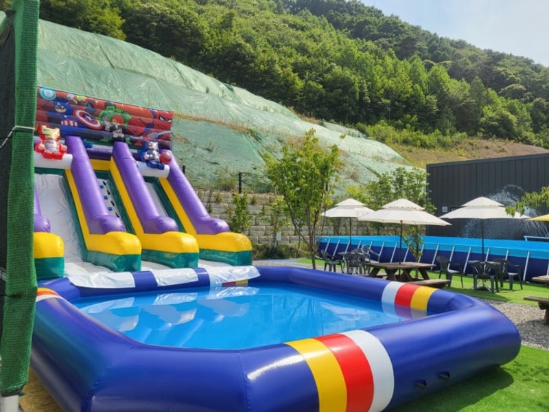 진천 포레스트 캠핑장 깨끗하고 청결한 시설, 아이들...