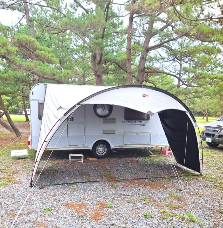 태안 몽산포 오토 캠핑장 맛조개잡이 해루질