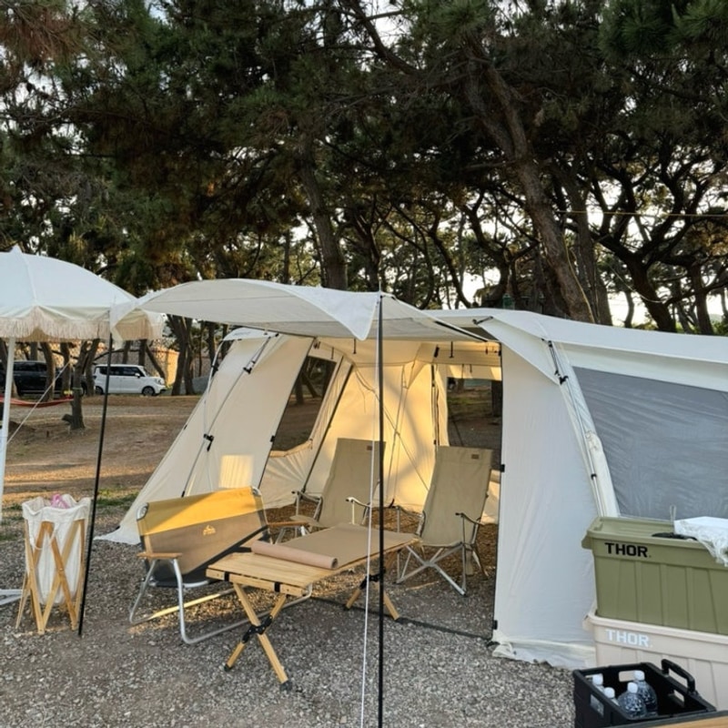 포항 그린오토캠핑장 바다 앞 오션뷰 캠핑장 2박3일 내돈내산...