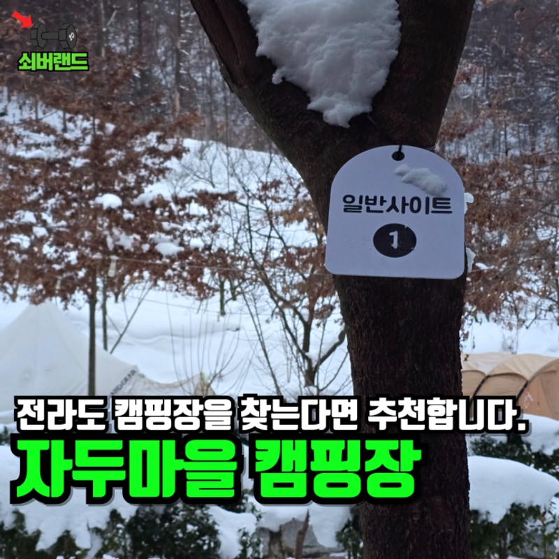 애견동반이 가능한 정읍 자두마을 캠핑장 두번째 이용 후기