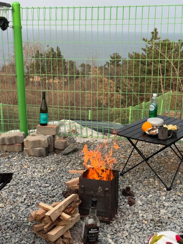 동해 아름다운 캠프, 반려견동반가능, 테니스장 캠핑장, 오션뷰...