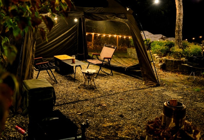 서울 근교 캠핑장 추천 경기도 포천 지투캠핑장 가을 솔캠