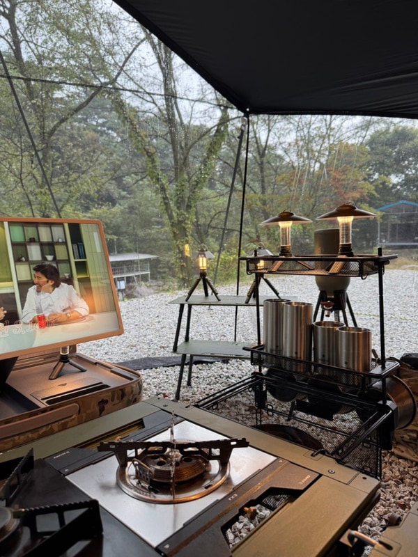 캠핑일기 : 대박캠프 초대캠을 기다리는 우중캠