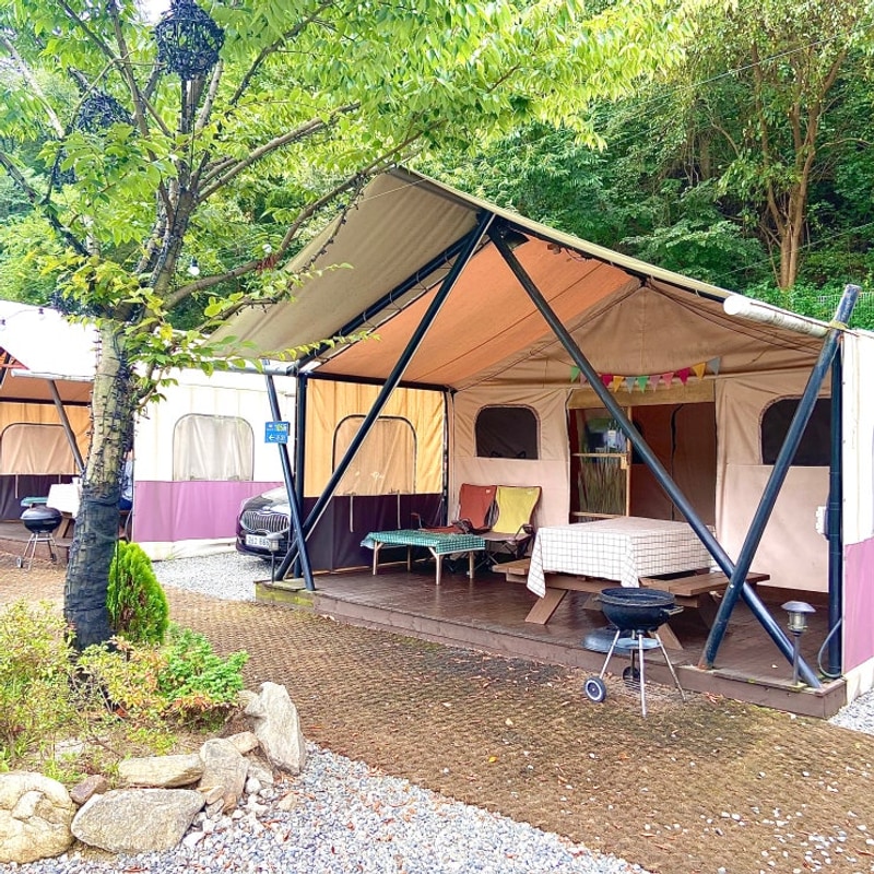 캠핑 감성 낭낭 몸만 가면 되는 가평 그라티아 글램핑