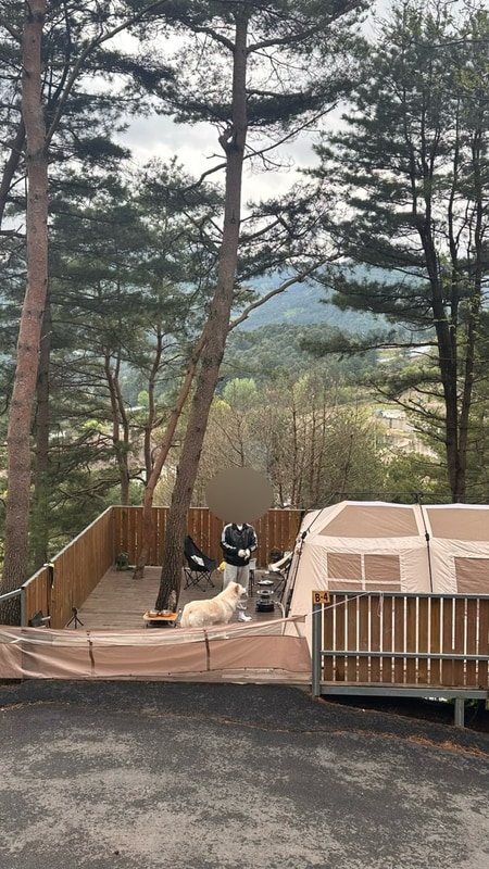 세 번째 캠핑 ️  가평 [선택적고립 캠핑장] B4 / 고립 예약은...