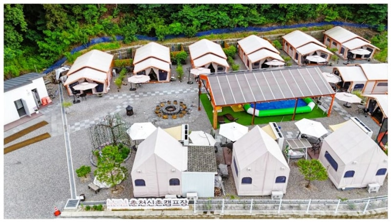 사진 찍는 재미까지 챙긴 춘천글램핑장 춘천신촌캠프장