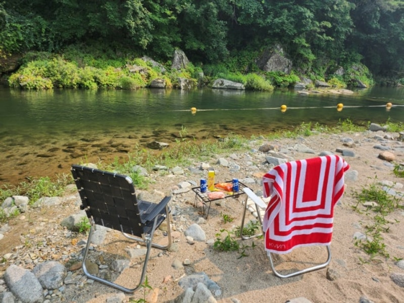 횡성 깊은계곡 캠핑장 마중펜션캠핑장 후기