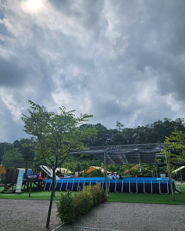 비 오는 날에도 걱정 없는 달그린캠프!