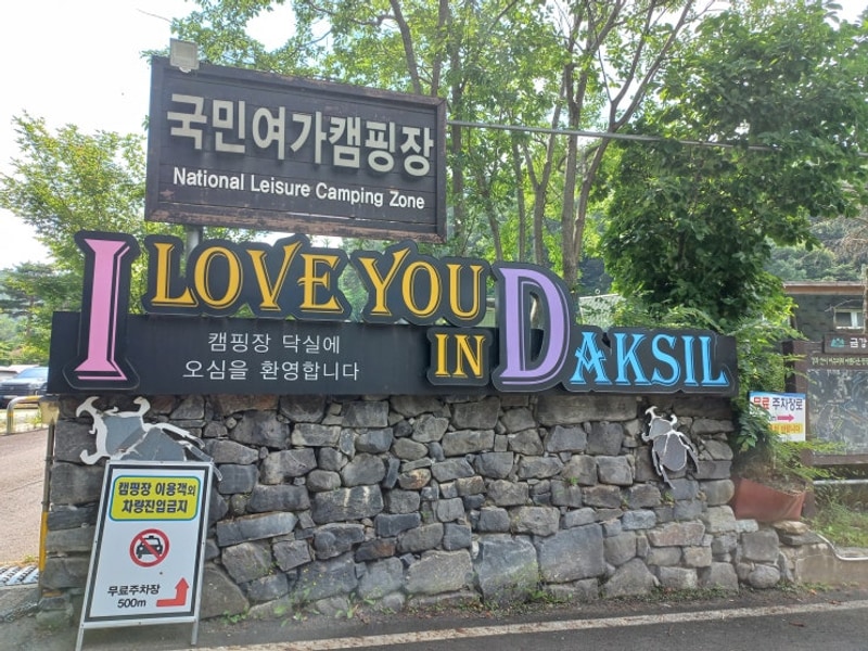 금산 국민여가 캠핑장 닥실마을 캠핑장에서 즐기는 여름