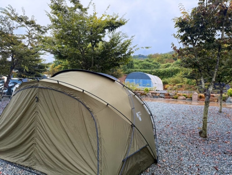 [우니메이카 밀양점] 경남 근교 멤버십 캠핑장 개별 화장실...