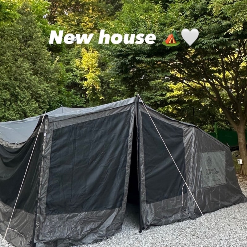 우리의 New house 아버 베이커 에어텐트 4p | 양주송천캠핑장...