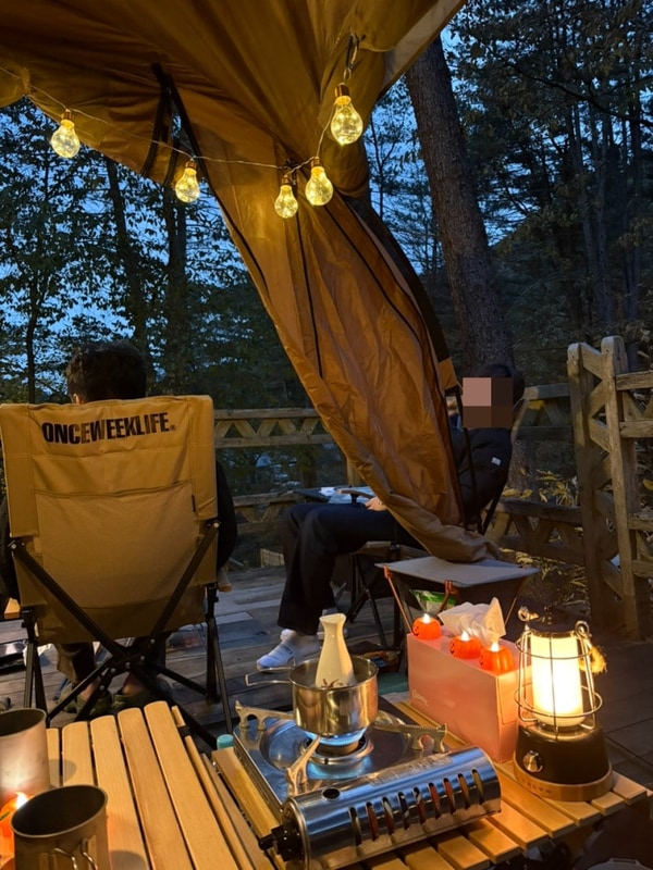 서울근교 캠핑장 포천 엉클킴스캠핑장 포레스트B존 5번...