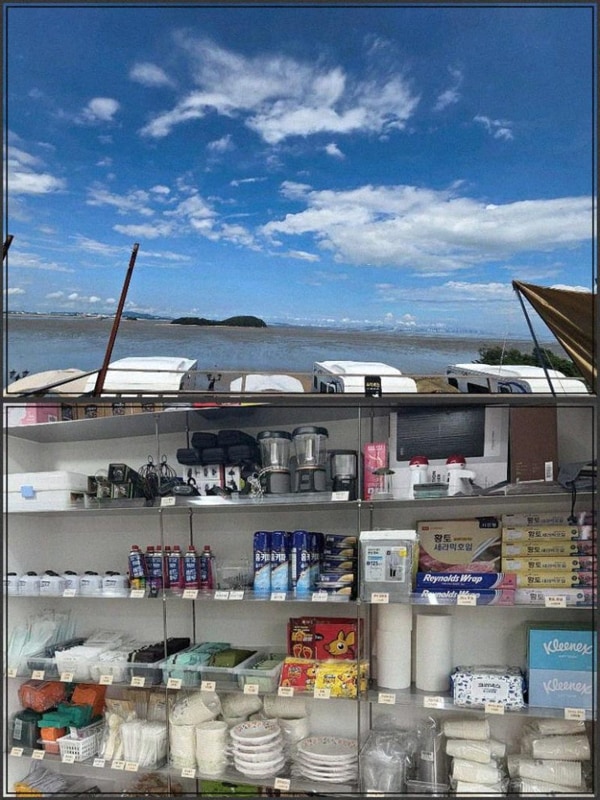 무의도 바다 품은 프라이빗 캠핑&펜션, 섬뜰아래에서 힐링