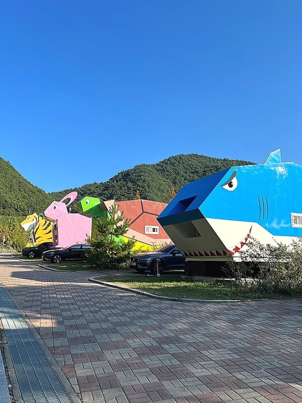 영주여행)가성비좋고 깨끗한 영주호오토캠핑장 동물카라반...