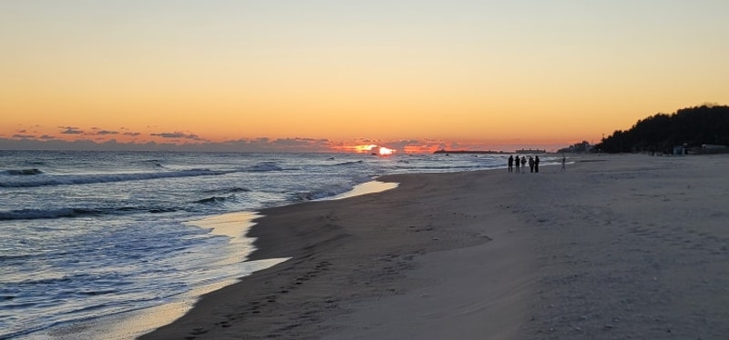 동해해맞이 축제 일출명소... 망상오토캠핑리조트 해안길...