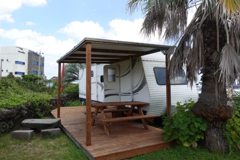 [제주시 카라반] 함덕 해수욕장 근처 신흥집&무거카라반...