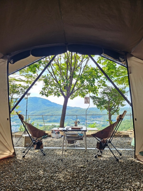 [포천] 숲속뷰 타프존 캠핑장 "포천 캠핑플래닛 A5"