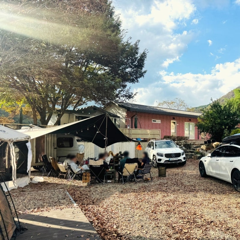 경남 산청 지리산 하이웨이 캠핑장 명당 C사이트