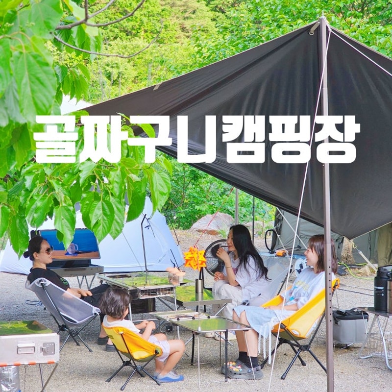 강원도 양양 골짜구니캠핑장 미천골계곡 애견동반가능캠핑장...