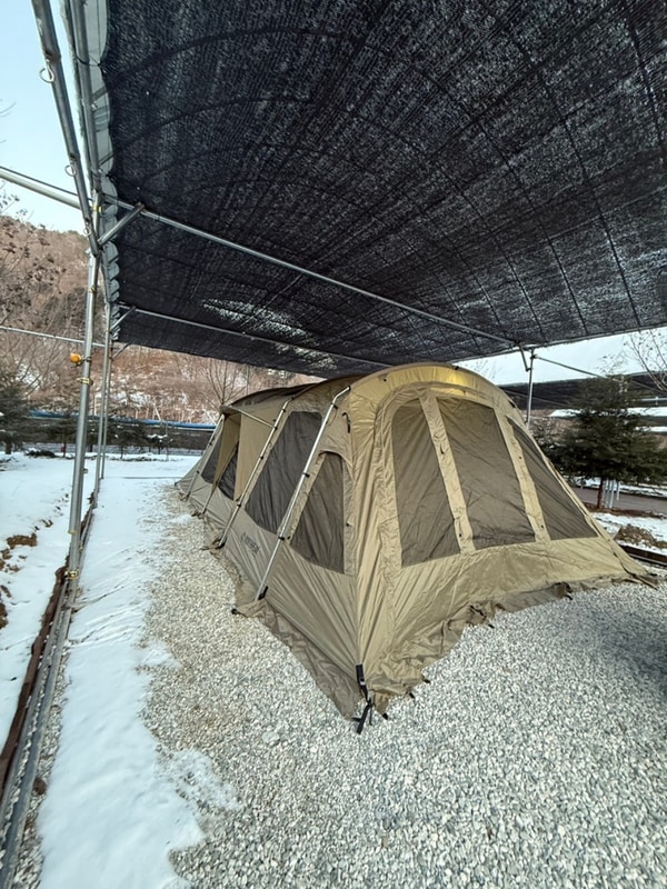 진악산오토캠핑장 / 올한해중가장추웠을때 한파캠핑 / 금산캠핑...