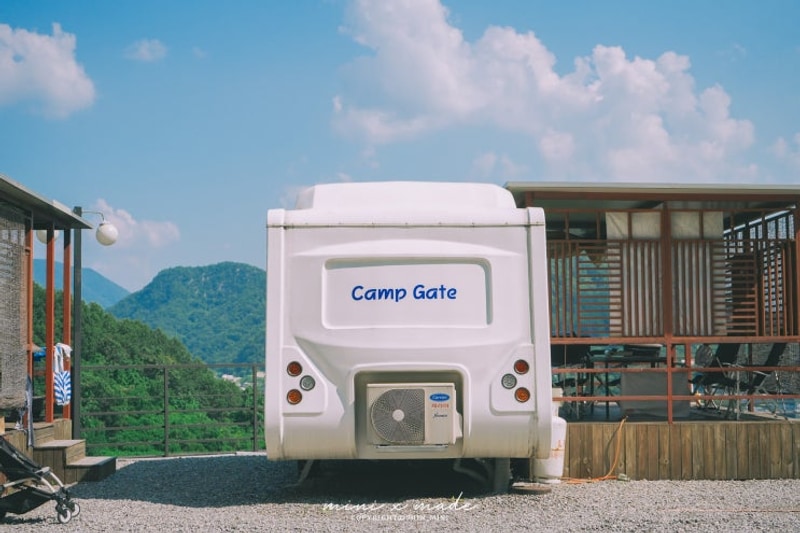 서울근교캠핌장 캠프게이트 청평 가평카라반 추천